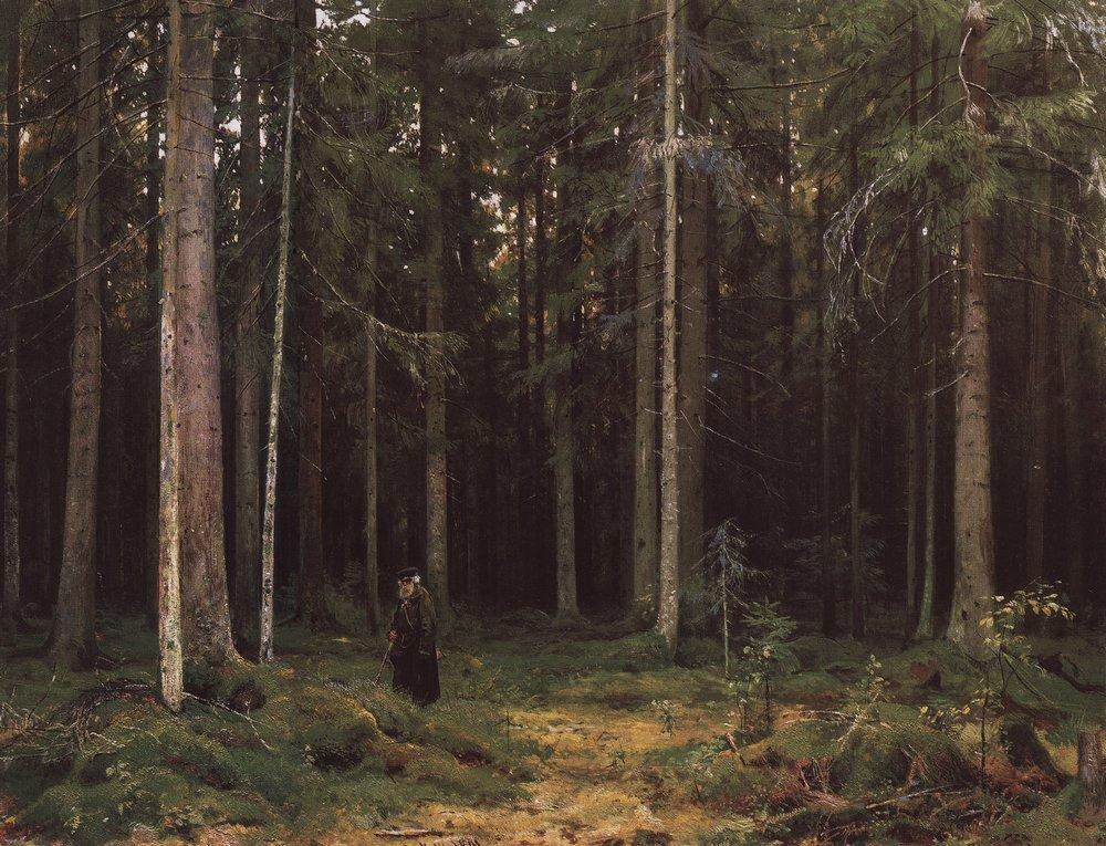 Шишкин И.И. В лесу графини Мордвиновой.
